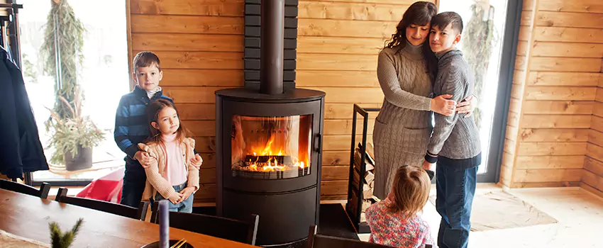 Morso Cast Iron Fireplace Insert Installation in Chicago Heights, Illinois
