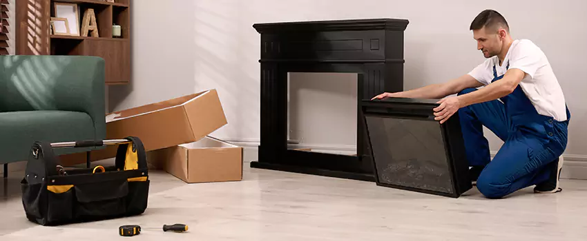Old Rusted Metal Fireplace Repair And Replacement in Chicago Heights, IL